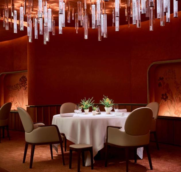 La sala interna de La Pergola