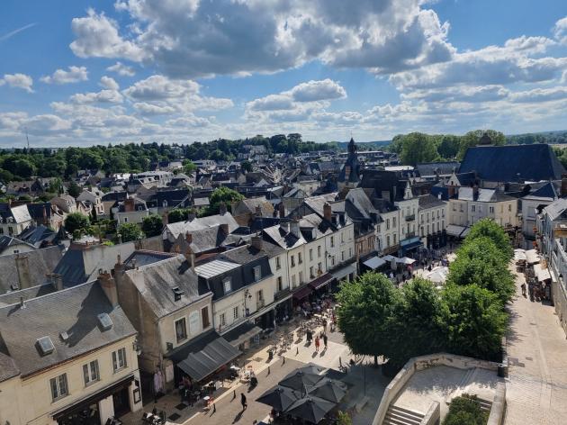 La cittadina di Amboise sulla Loira