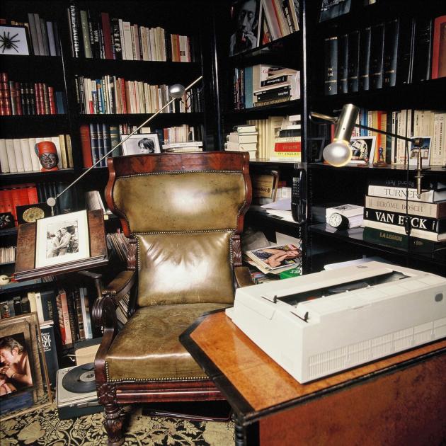 Lo studio di Serge Gainsbourg (credits ©Pierre Terrasson-1991)