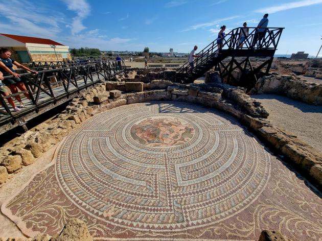 I mosaici di Paphos nella casa di Teseo