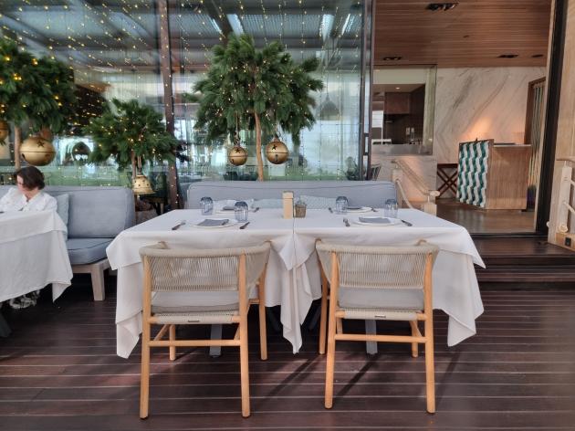 Il ristorante Nerea dell'Amara Hotel