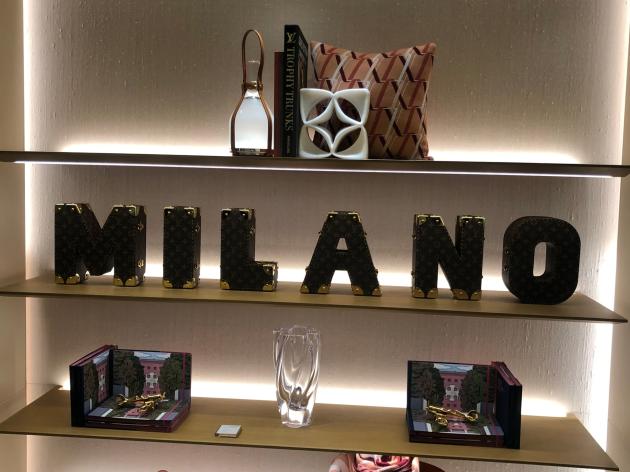 Un dettaglio della boutique