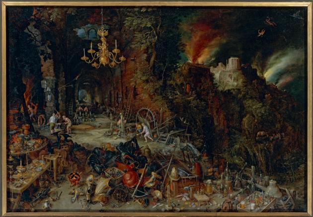 Jan Brueghel, “Allegoria del fuoco”, 1608.