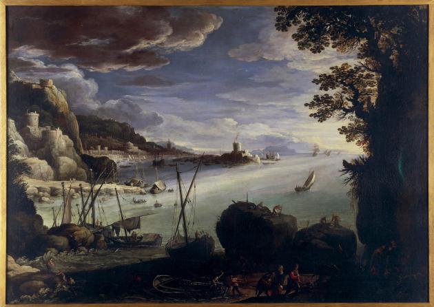 Paul Bril, “Veduta marina”, 1611.