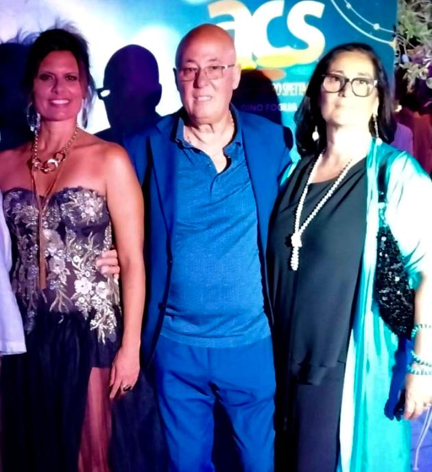 La conduttrice Francesca Rasi ed il produttore Gino Foglia 