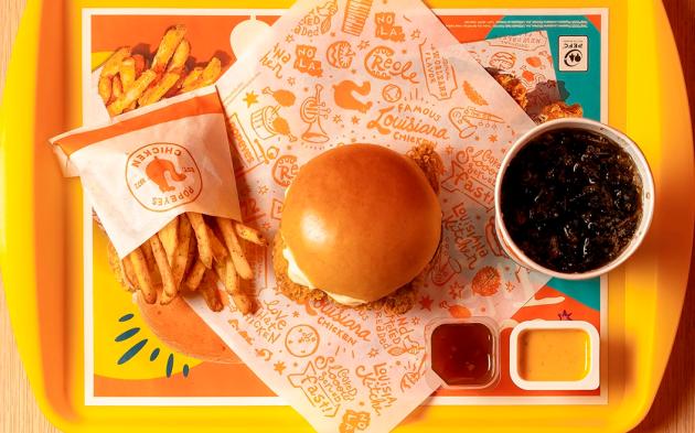Il menu di Popeyes