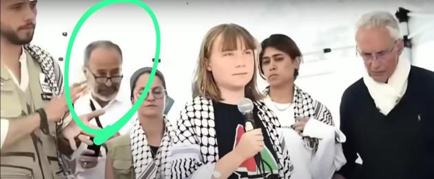 A sinistra Birawi, a destra Greta Thunberg