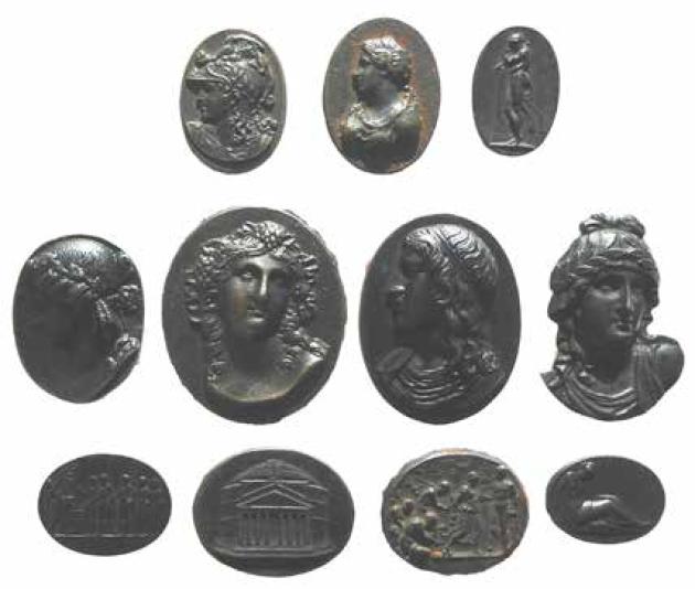 Soggetti diversi tratti da gemme antiche. Germania 1805-10