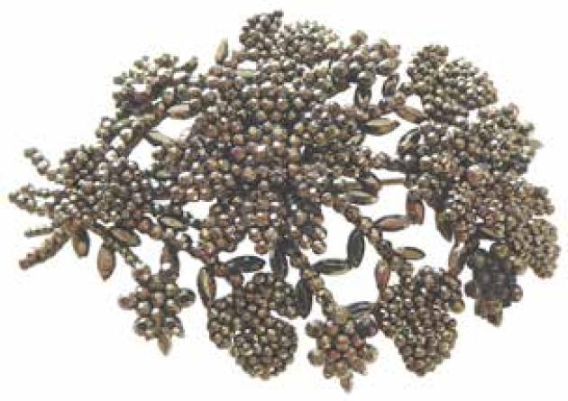 Spilla in cut Steel, Francia XIX Secolo