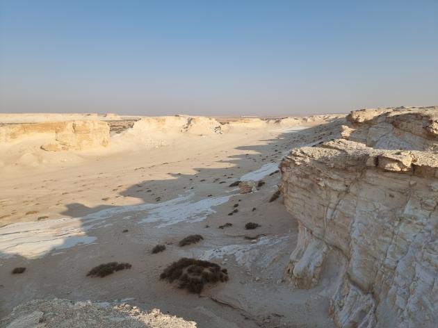 Wadi al Dahek, il deserto bianco della Giordania
