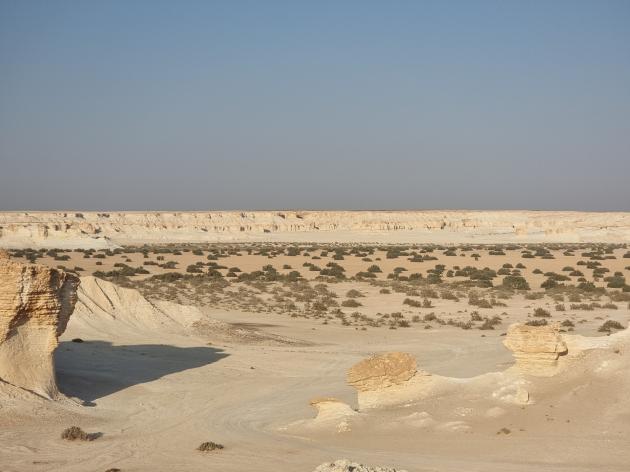 Wadi al Dahek, il deserto bianco della Giordania