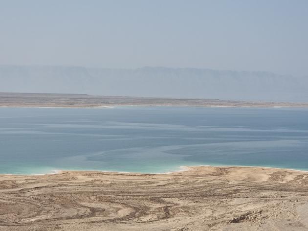 La costa del Mar Morto in Giordania