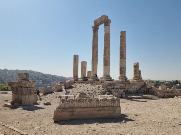 Le colonne del Tempio di Ercole nella Cittadella