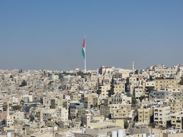 Amman e la bandiera alta 126 mt