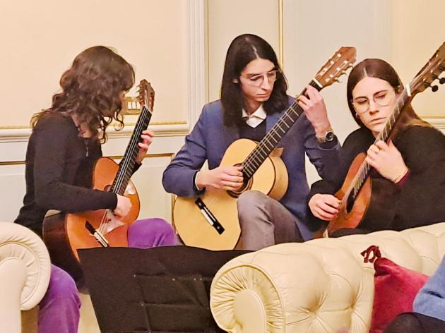 I musicisti del conservatorio di Santa Cecilia 