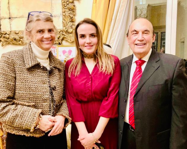 Marchesa del Gallo di Roccagiovine, Carlotta Ghirardini e Fabrizio Abbate