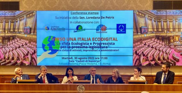 Energia, Pecoraro Scanio "La transizione ecodigital è l'unica soluzione"