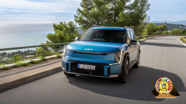 Kia EV9 nella short list per il premio Car of the Year 2024