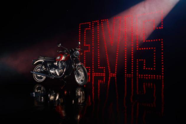 Con la Bonneville T120 Elvis Triumph celebra il re del rock