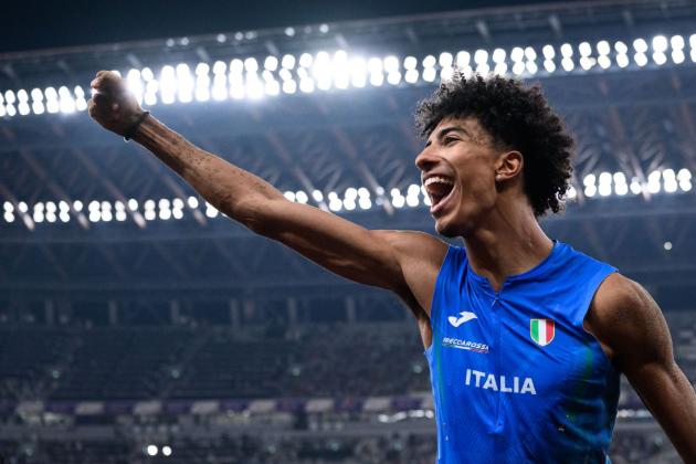 L'azzurro Furlani è campione del mondo nel salto in lungo