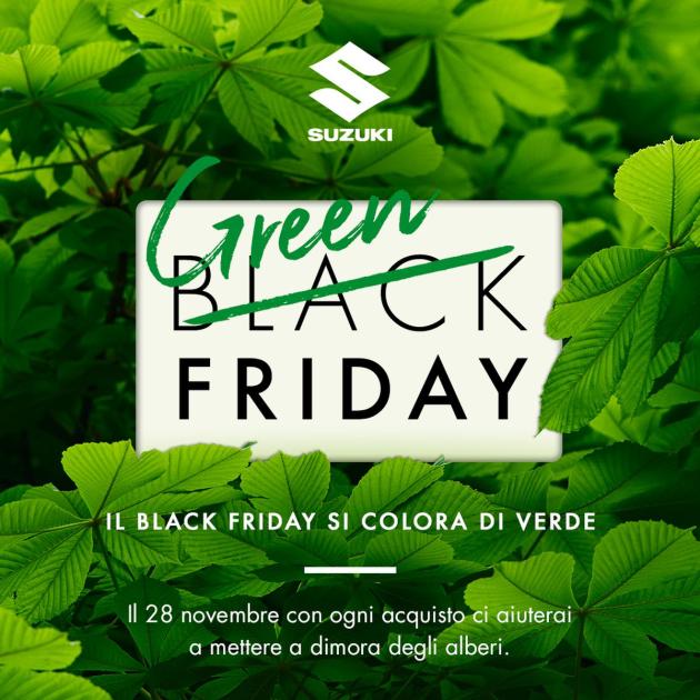 Suzuki Green Friday 2025, 0,5% fatturato per una Torino più verde e sostenibile
