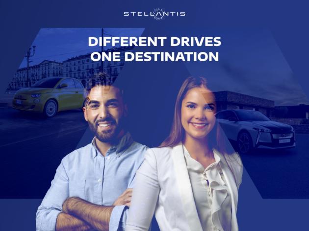 Al via da Torino nuova campagna Stellantis "Different Drives, One Destination"
