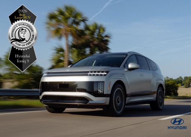 Hyundai Ioniq 9 miglior SUV di grandi dimensioni ai Women's Worldwide Car Awards