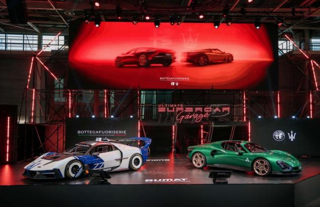 BottegaFuoriserie brilla ad Ultimate Supercar Garage con Alfa Romeo e Maserati