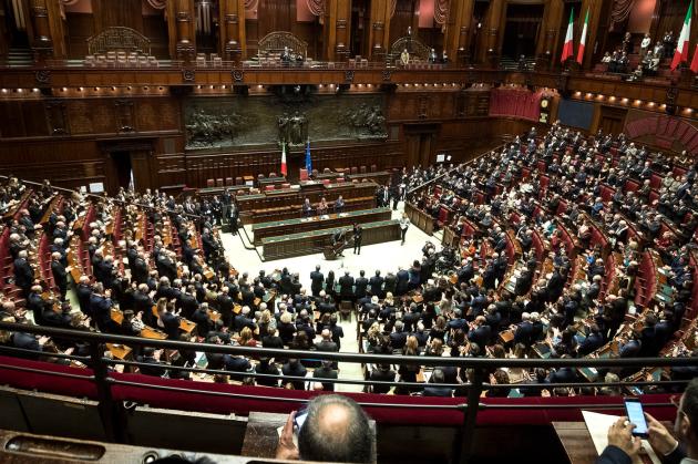 L'aula di Montecitorio 