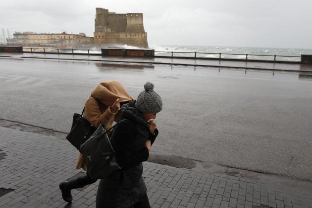 Mareggiata Napoli