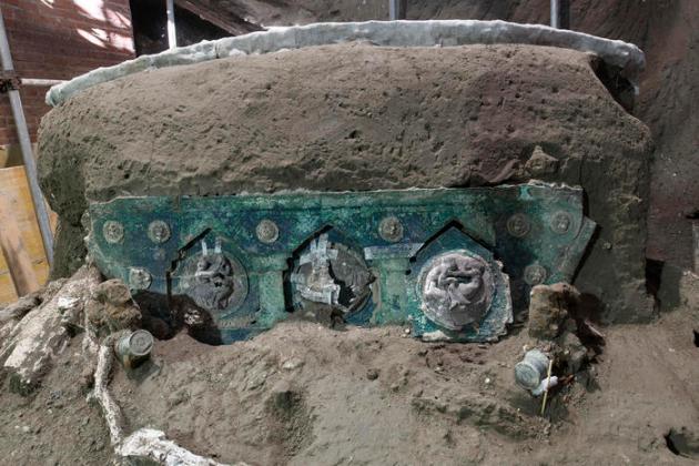 Eros e nozze, carro a Pompei