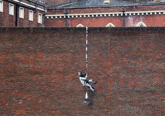 Murale di Banksy 