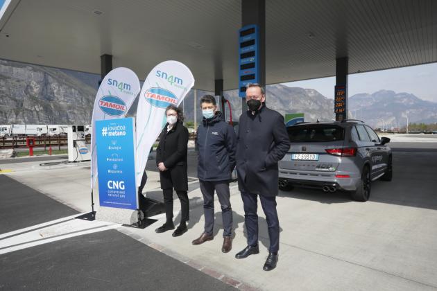 Tamoil e Snam4Mobility: in Trentino-Alto Adige la prima stazione di di gas naturale
