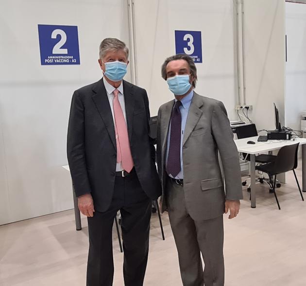 Generali Square Garden ospita il più grande hub vaccinale della Lombardia 