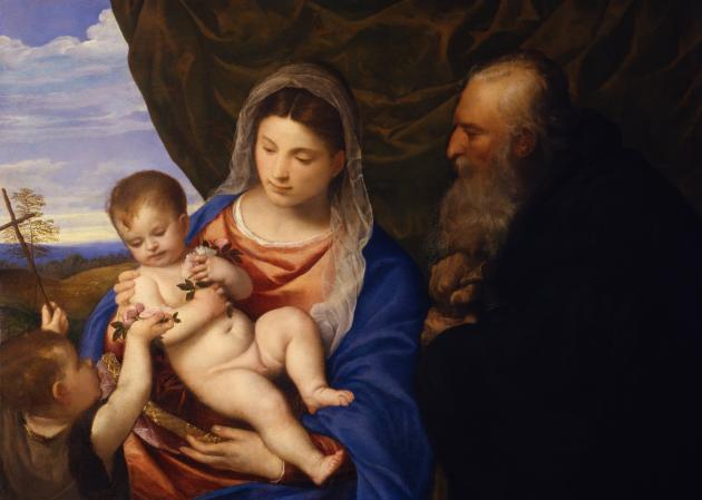 La Madonna delle Rose di Tiziano dagli Uffizi in prestito al castello di Miramare