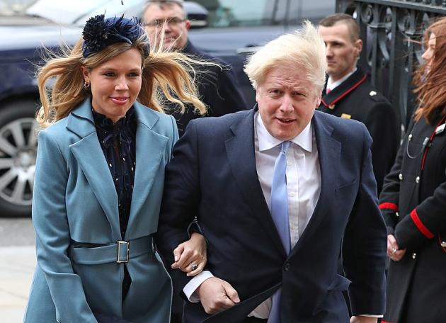 Boris Johnson e Carrie Symonds