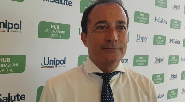 Unipol inagura l'Hub vaccinale UniSalute,Verdone: "Integrazione dei servizi pubblici e privati"