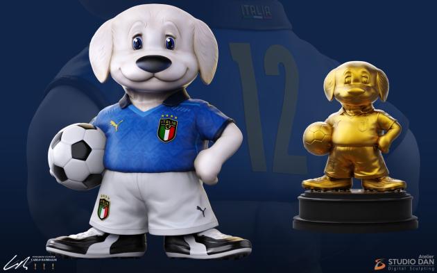Mascotte Nazionale Italiana, l’artista della Fondazione Rambaldi che gli ha dato vita: “Il dietro le quinte del progetto”