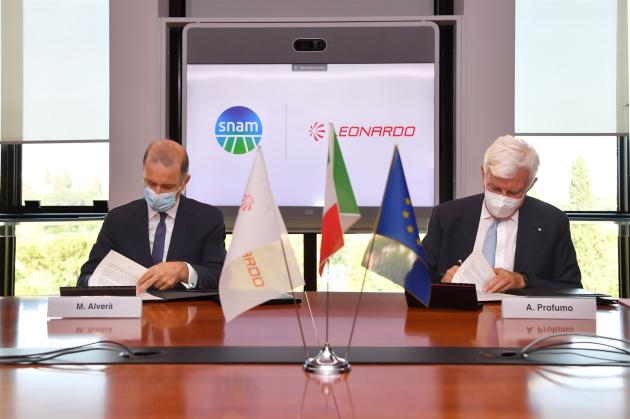 Leonardo e Snam insieme per l’industria energetica e l’economia dell’idrogeno