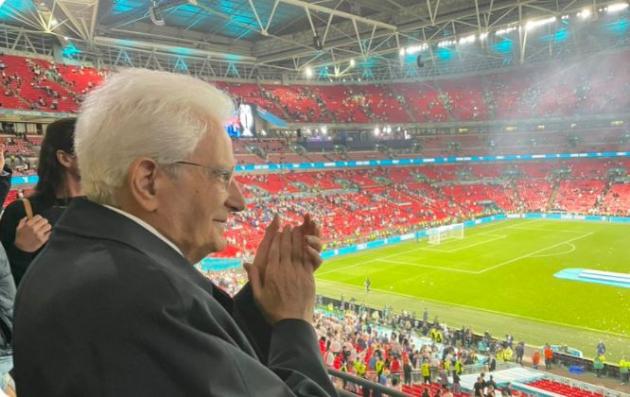 Mattarella incontra la nazionale