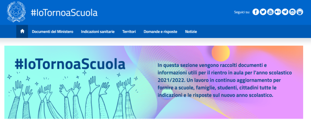 Scuola ultime notizie: nasce #IoTornoaScuola per informare sul rientro in aula