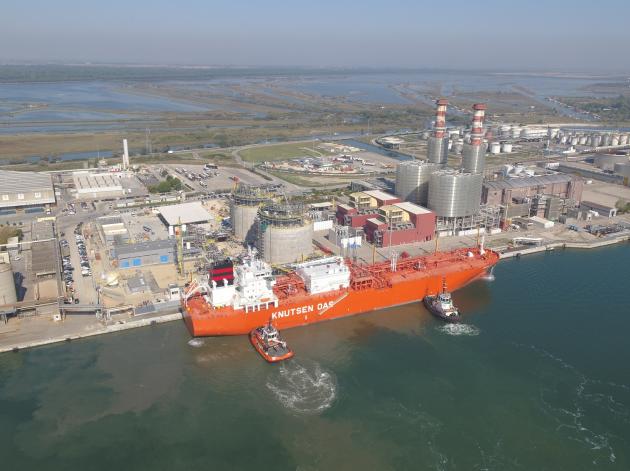 Edison: primo scarico di GNL al deposito costiero DIG di Ravenna