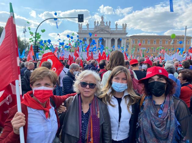 Manifestazione CGIL. Alessandra Clemente: “Difendiamo democrazia e movimenti sindacali”