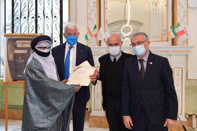 Leonardo e Fondazione Med-Or insieme per la lotta al Covid: donati 50 concentratori di ossigeno alla Repubblica del Niger 