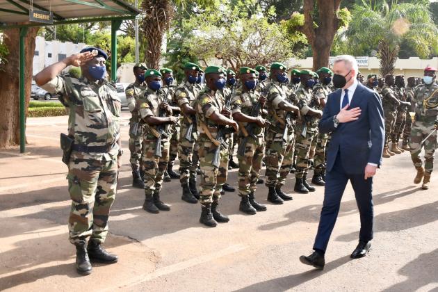 Il ministro della difesa Guerini in Africa, 2021