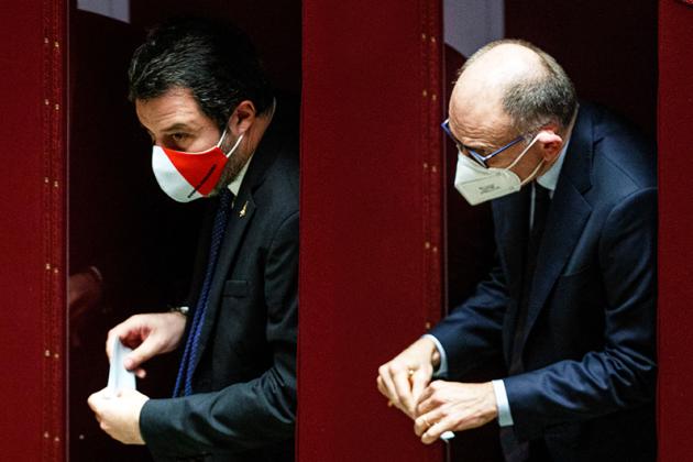 Quirinale, partiti al voto ma manca l'intesa: Letta va da Salvini. Meloni punta su Nordio