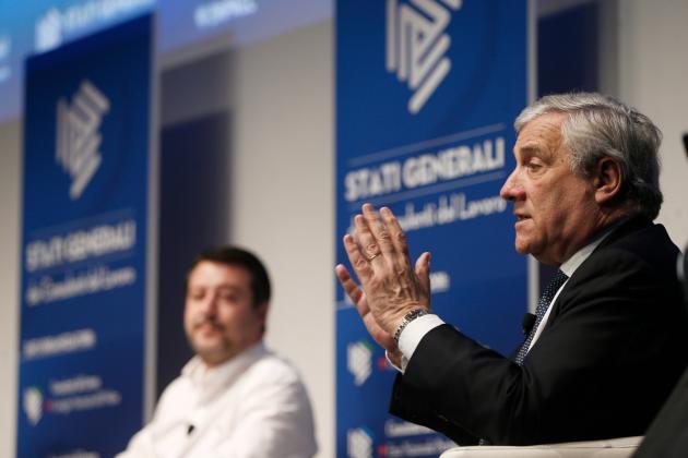 Antonio Tajani e Matteo Salvini