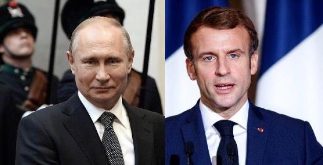 Ucraina, Macron chiama Putin e Zelensky: "Sosteniamo cessate il fuoco immediato"