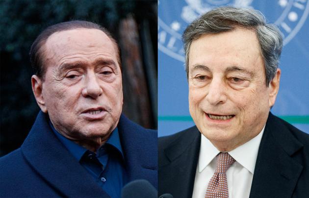 Berlusconi telefona a Draghi e garantisce il sostegno di FI: "L'emergenza non è finita"