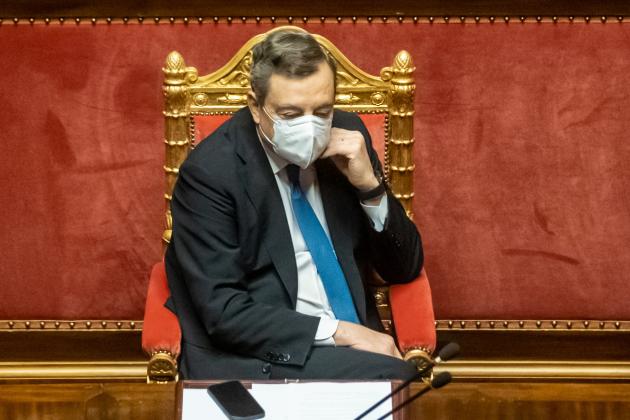 Mario Draghi, 2022